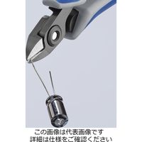 エスコ 120mm 精密用ニッパー(グリップ・バネ付) EA535KG-1 1丁(1本)（直送品）