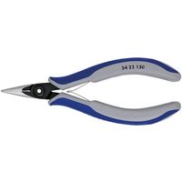 エスコ 130mm 精密用プライヤー(グリップ・バネ付/半丸) EA537KP-2 1丁（直送品）