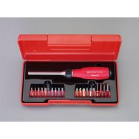 エスコ ドライバービットセット(ラチェット式ハンドル付) EA550PC 1セット（直送品）