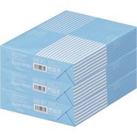 コピー用紙　マルチペーパー　スーパーホワイト+　B5 1セット（1500枚：500枚入×3冊）　高白色　アスクル  オリジナル