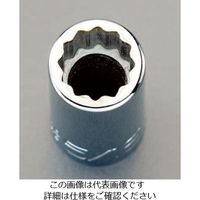 エスコ 1/4”DR ユニバーサルソケットセット EA618VC 1セット（直送品）