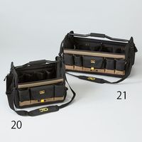 エスコ 530x280x280mm オープン型ツールバッグ EA925C-21 1個（直送品）