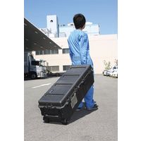 エスコ 1041x328x308mm/内寸 万能防水ケース(黒) EA657-174 1個（直送品）