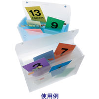 セキセイ　ドキュメントファイル　ブルー　SSS-1212-10　1箱（10冊入）