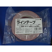 寺岡製作所 ラインテープ NO.365 オレンジ 幅50mm×長さ50m　1巻