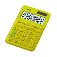 カシオ計算機 カラフル電卓 ライムグリーン MW-C20C-YG-N