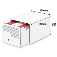 アイリスオーヤマ　引き出し式収納　オフィスボックス　奥行440mm　5枚入  オリジナル