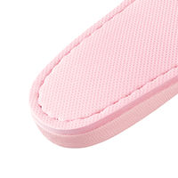 レザー風外縫いスリッパ M ピンク 1箱（20足入）