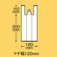 伊藤忠リーテイルリンク レジ袋 Sサイズ 乳白 IRLM-WS 1袋（100枚入）