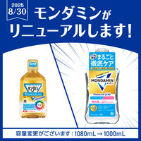 マウスウォッシュ 洗口液 口臭 モンダミン プレミアムケア ホワイトミント 1000mL 1セット（3本）微刺激タイプ アース製薬