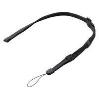 エレコム スマートフォン用ネックストラップ ブラック P-STN01BK（直送品）