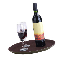 業務用 丸型ノンスリップトレイ 14インチ（35.5cm幅） 5枚