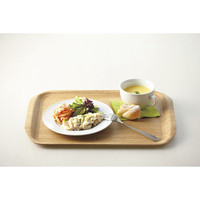 木製ノンスリップトレーハンドルタイプ オーク L 5枚