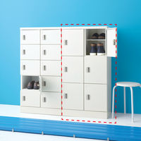 エムテックス スリッパ&シューズ 6人用 鍵無シ穴有 SSB-23W WH 1台