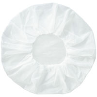 【使いきりキャップ】 川西工業 不織布アイソレーションヘアキャップ ホワイト 7047W 1箱（100枚入）