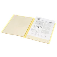 プラス パステルカラークリアーファイル パスティ A4タテ イエロー 98682 1セット(30冊:10冊入×3袋)