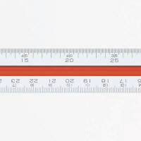 ライオン事務器　三角スケール　一般用　長さ：300mm　No.500　１本