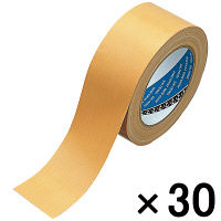 【ガムテープ】 布テープ No.159 0.23mm厚 幅50mm×長さ25m 茶 寺岡製作所 1箱（30巻入）