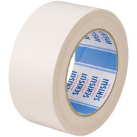 【ガムテープ】 カラー布テープ No.600V 0.22mm厚 幅50mm×長さ25m 白 積水化学工業 1箱（30巻入）