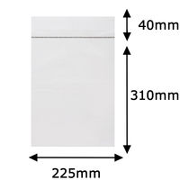伊藤忠リーテイルリンク 胴糊OPP袋 本体側テープ付き A4 透明封筒 1セット（4000枚：100枚入×40袋）