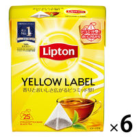 リプトン リプトンイエローラベルピラミッド型バック 1箱（150バッグ：25バッグ入×6箱）
