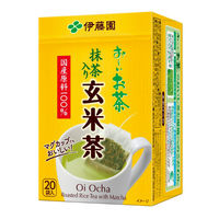 【水出し可】伊藤園 おーいお茶 抹茶入り玄米茶ティーバッグ 1.9g 1セット（100バッグ：20バッグ入×5箱） エコティーバッグ