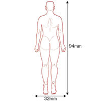 サンビー 人体図ゴム印 人体02 JING-02 1個