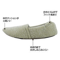 あゆみ 介護靴 2484エスパドマカロン ピンクLL（25.0-26.0cm）室内用