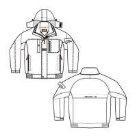 アイトス　AZ6061-008　防寒ブルゾン　ネイビー　L　（直送品）