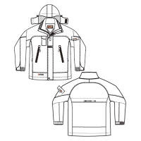 アイトス　AZ6060-009　防寒コート　レッド　M　（直送品）