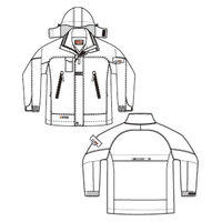 アイトス　AZ6060-009　防寒コート　レッド　L　（直送品）