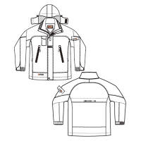 アイトス　AZ6060-009　防寒コート　レッド　LL　（直送品）