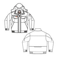 アイトス　AZ8461-004　防寒ブルゾン　シルバーグレー　LL　（直送品）