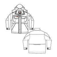 アイトス　AZ8460-008　防寒コート　ネイビー　M　（直送品）