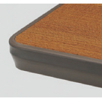 アイリスチトセ　フラップテーブルT型　チーク　幅1500×奥行450×高さ700mm　1台　（直送品）