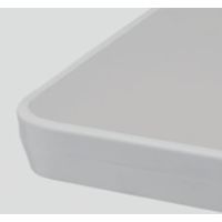 アイリスチトセ　フラップテーブルT型　ライトグレー　幅1800×奥行450×高さ700mm　1台　（直送品）