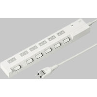 サンワサプライ 節電エコタップ（2P・6個口・5m） 5m TAP-S17-5