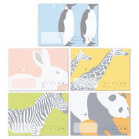 【アスクル限定】広済堂ネクスト どうぶつのおくすり手帳（5種入） 32P 1箱（200冊：50冊入×4袋）  オリジナル