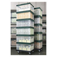 【折りたたみコンテナ】 アスクル AOCー40L 1セット（10個：5個入×2箱）  オリジナル