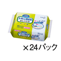 【おしりふき】【トイレに流せる】花王 リリーフ(R) トイレに流せるおしりふき 詰替用　1箱（24枚入×24パック）