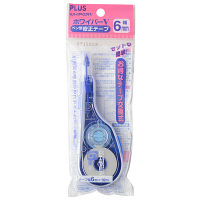修正テープ ホワイパーV 本体 幅6mm×10m WH-106T 5個 プラス