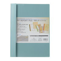 プラス　P.P.レポートファイル　A4　グリーン　FL-101RT　82003　1袋（10冊入）