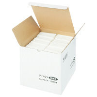 ティッシュペーパー 1000組（6個入） 詰替えティッシュ・ハーフサイズ エイトワン