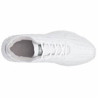 レディス合皮スニーカー シロ 24.0 1足　ナースシューズ