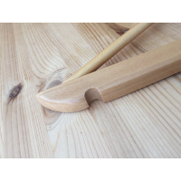 Woodドレスハンガー 業務用パック 1セット（50本：5本入×10）