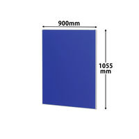 トーカイスクリーン E-placeパネル クロスタイプ 幅900mm高さ1105mm用 ブルー 1枚（取寄品）