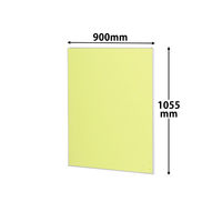 トーカイスクリーン E-placeパネル クロスタイプ 幅900mm高さ1105mm用 イエローグリーン 1枚（取寄品）