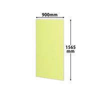 トーカイスクリーン E-placeパネル クロスタイプ 幅900mm高さ1615mm用 イエローグリーン 1枚（取寄品）