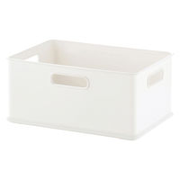 収納ケース squ+インボックスS ホワイト 4個 NIBーSWH サンカ