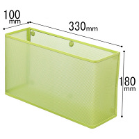 マグネットポケット A4横ワイド 黄緑 5個 A7395-6 リヒトラブ